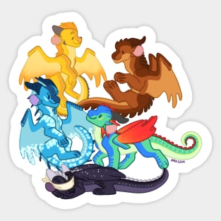 The Dragonets of Destiny Sticker